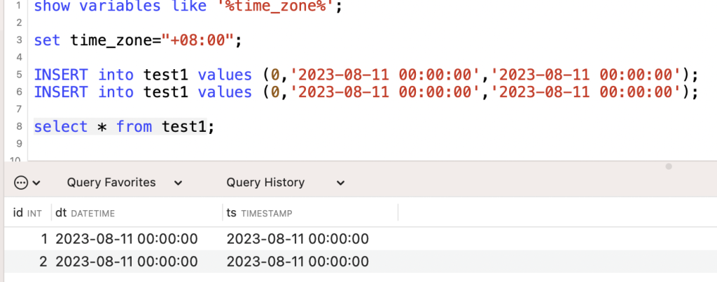 MySQL中timestamp和datetime - 自学教程